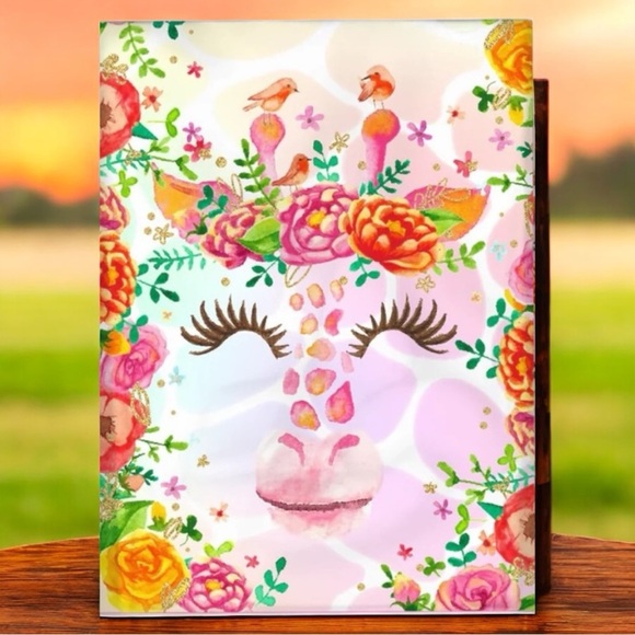25 10X13 Poly Mailers Cute Floral Giraffe, Shipping Envelopes PRICE IS FIRM - Picture 2 of 6
